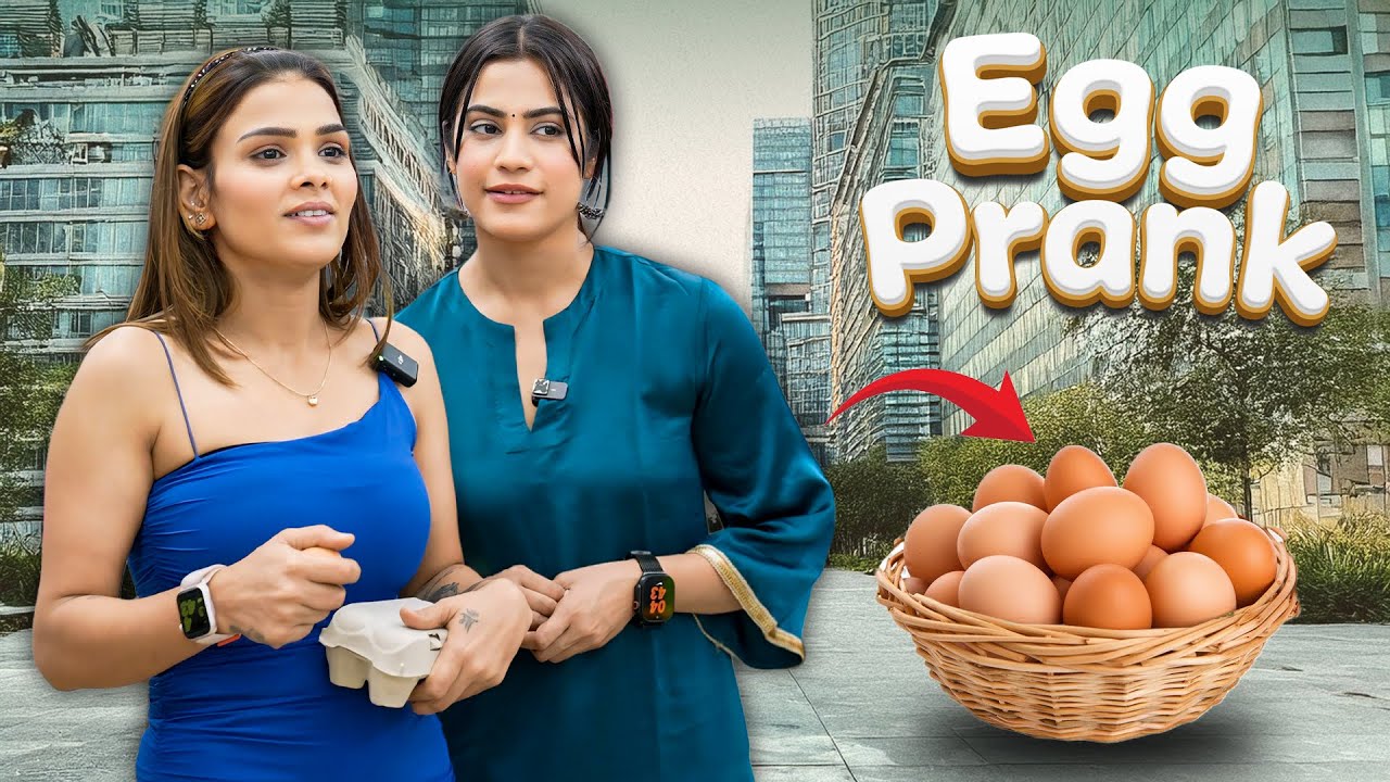 Egg Prank on public