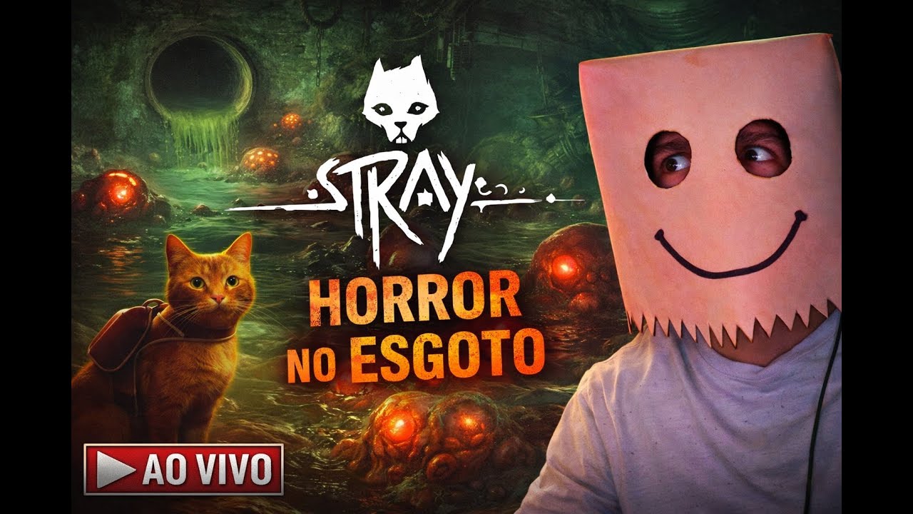 Jogando Stray - Chegamos nos esgotos...