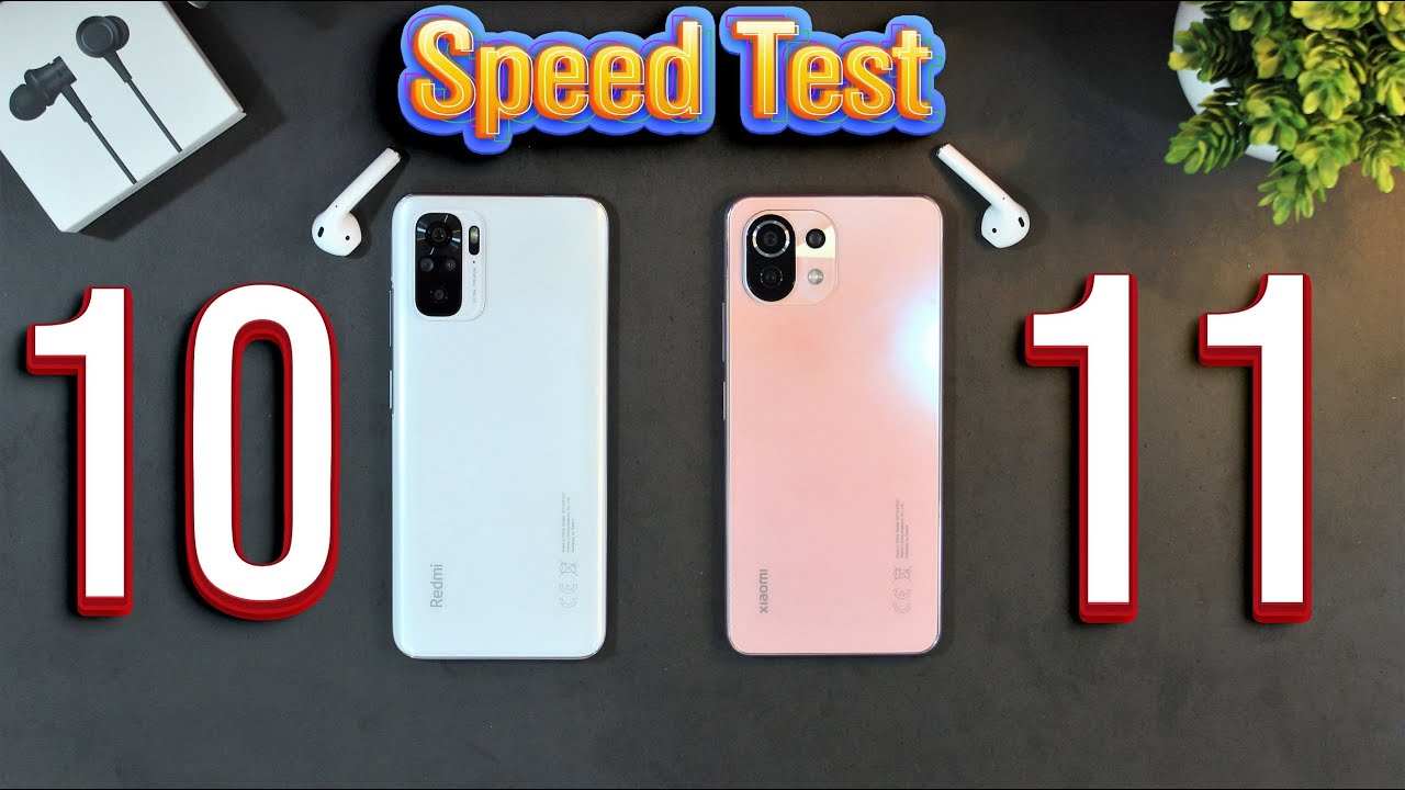 Xiaomi Mi 11 Lite Vs Redmi Note 10 Comparison & Speed Test