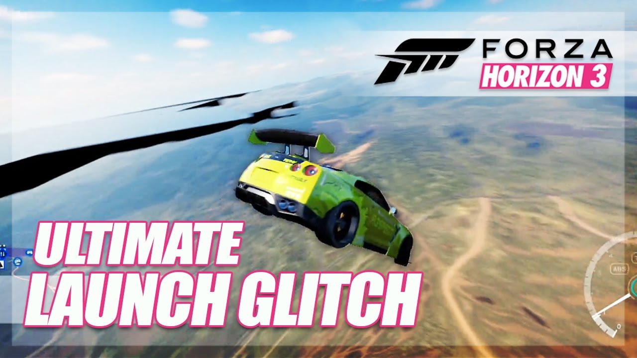 Forza Horizon 3 - Ultimate Launch/Air Glitch! (Glitches & Random Fun)
