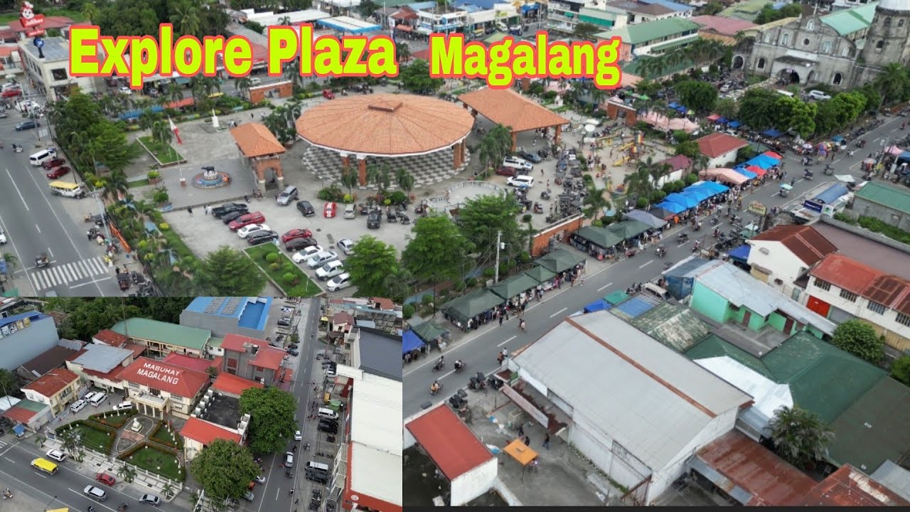 Explore Town plaza of Magalang Pampanga