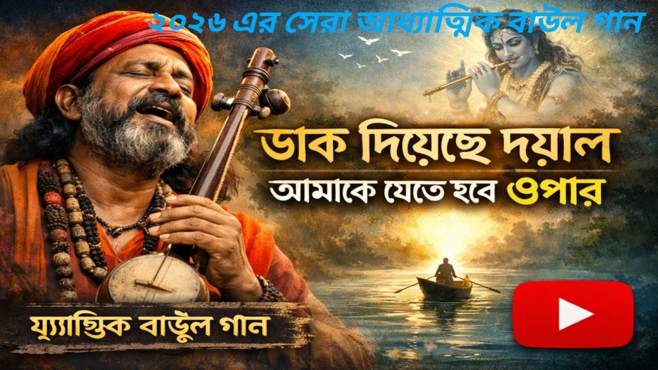 ডাক দিয়েছে দয়াল আমাকে যেতে হবে ওপারে # dak diyeche doyal amak jete hobe o pare baul gan