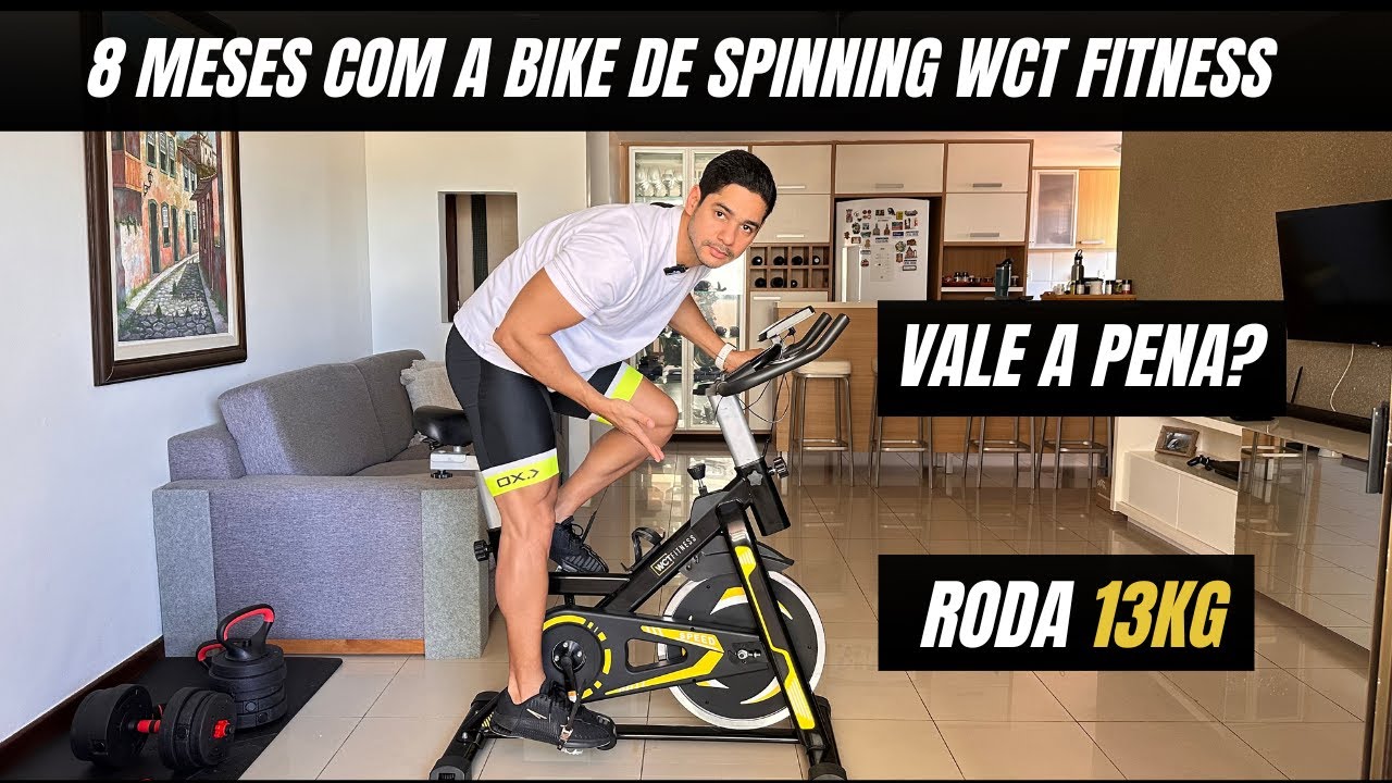 8 MESES USANDO A BIKE WCT FITNESS 13KG – VALE A PENA MESMO?