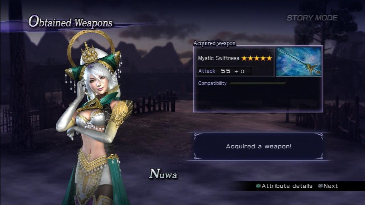 Warriors Orochi 3 Ultimate - Nuwa Mystic Weapon Guide