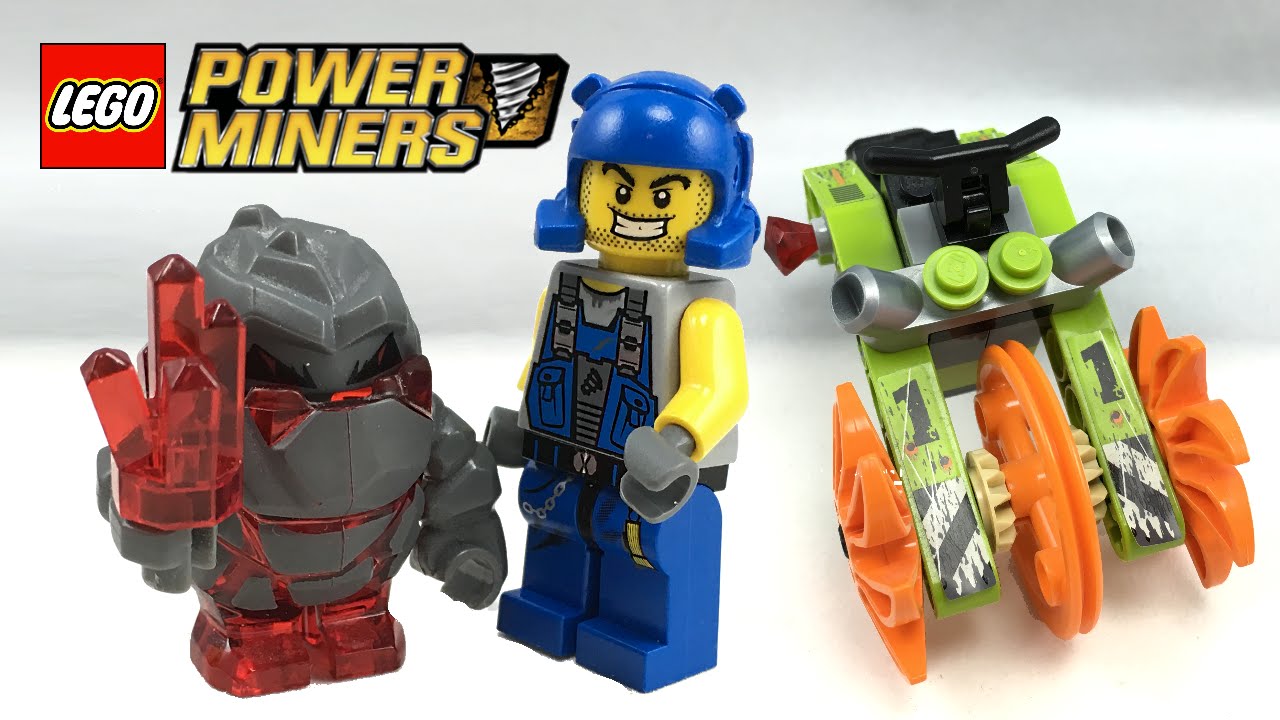 LEGO Power Miners Stone Chopper set review! 2009 set 8956!