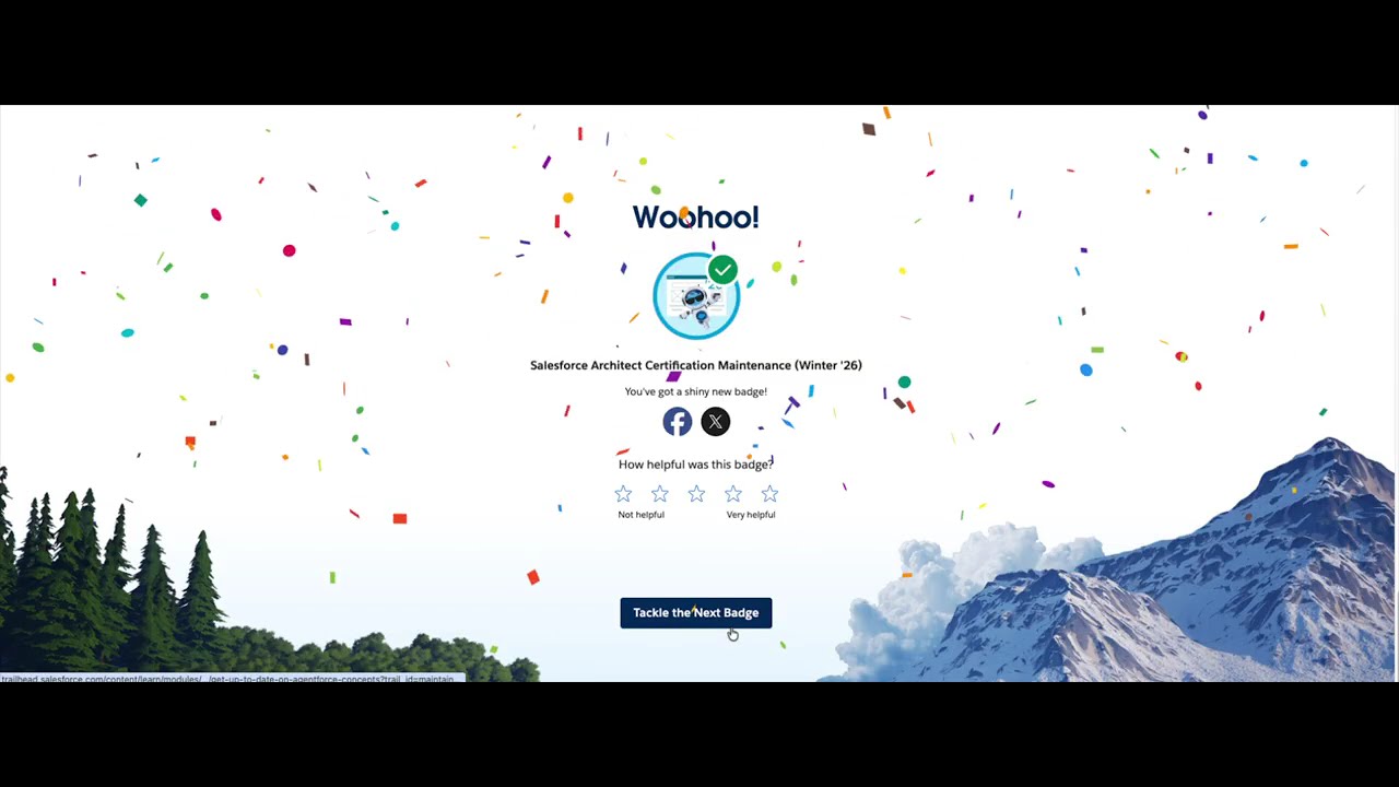 Salesforce Architect Certification Maintenance (Winter '26) [Solved]