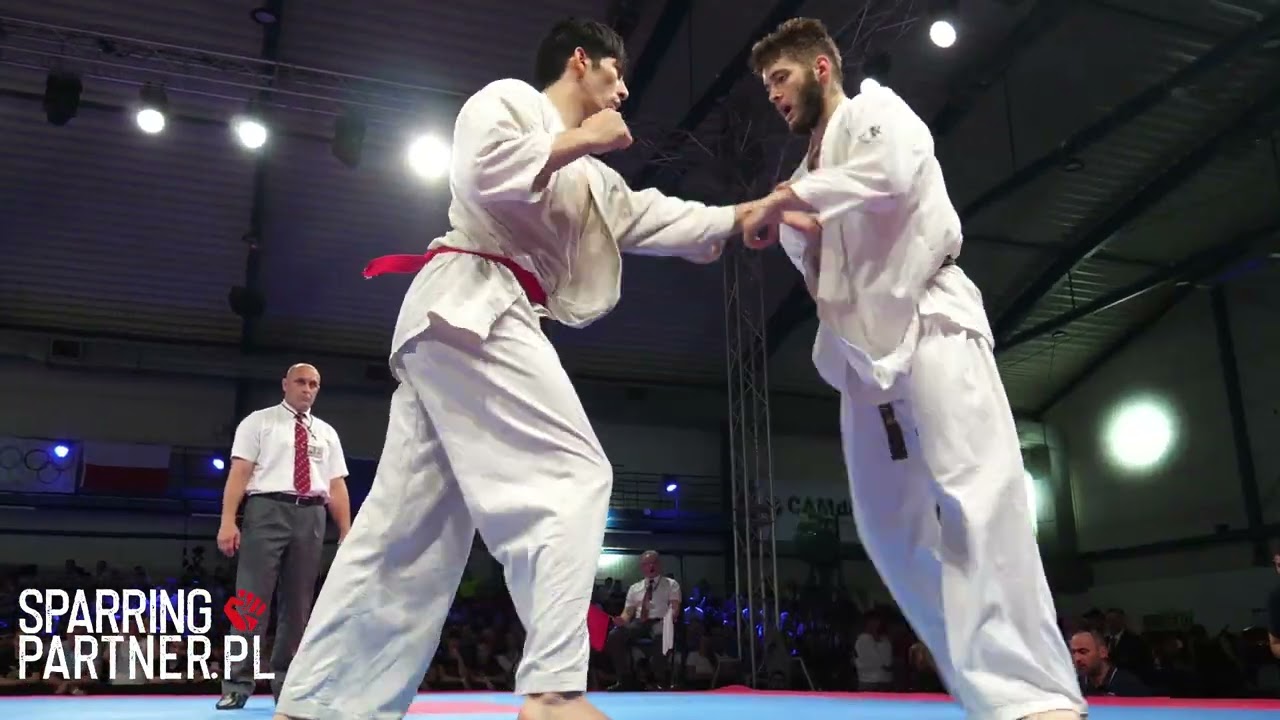 Gino Consentino vs Nolan Blatry Final Man -80KG The 36th European Karate Kyokushin Championships