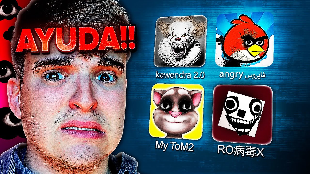 Probé JUEGOS con VIRUS en mi CELULAR 💀 #5