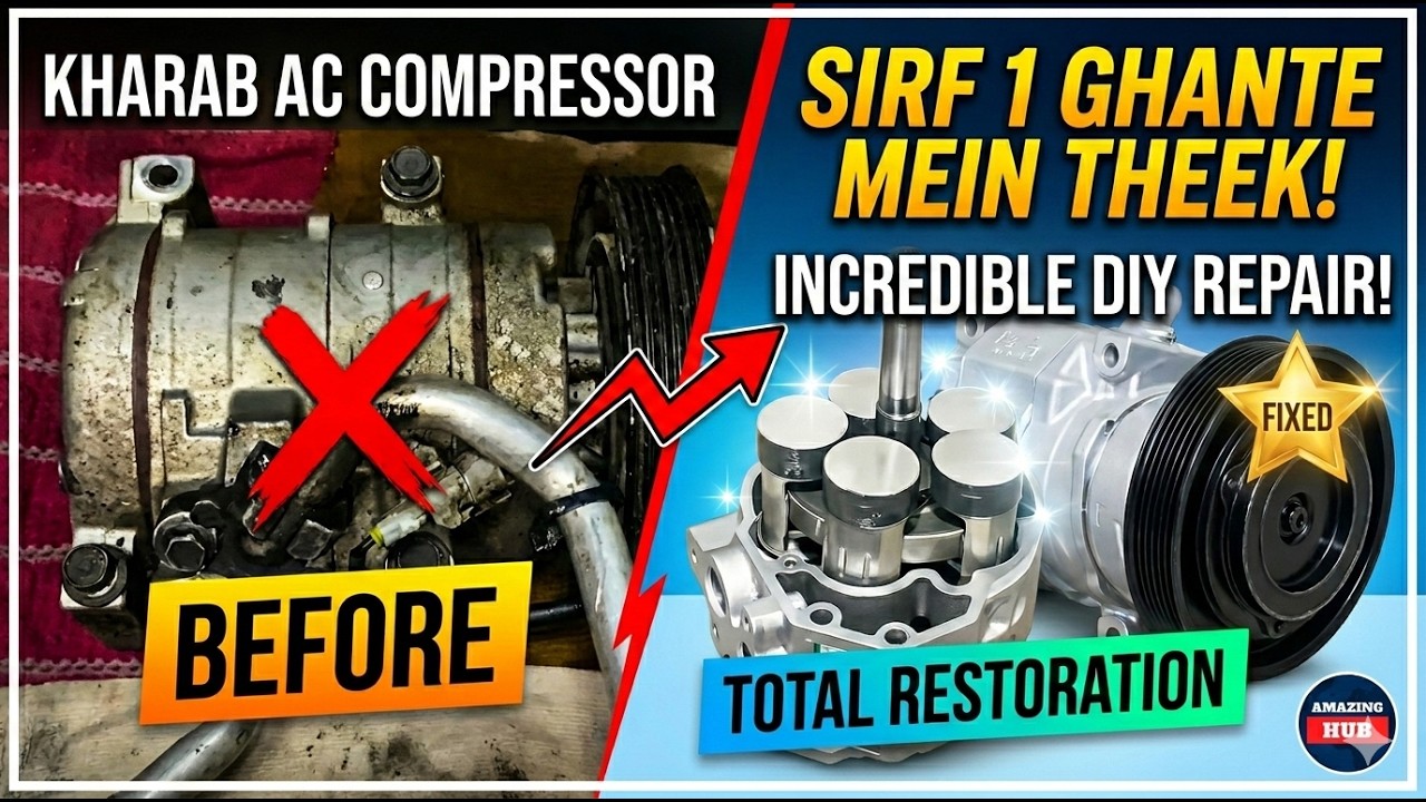 Car AC Compressor Repair | AC Compressor Not Working | Auto AC Repair Guide