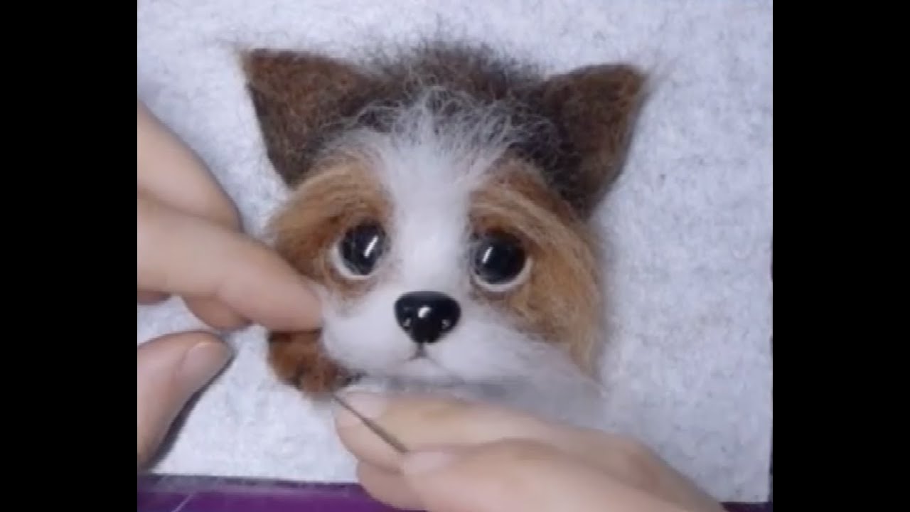 Wool Needle Felted Yorkshike Terrier