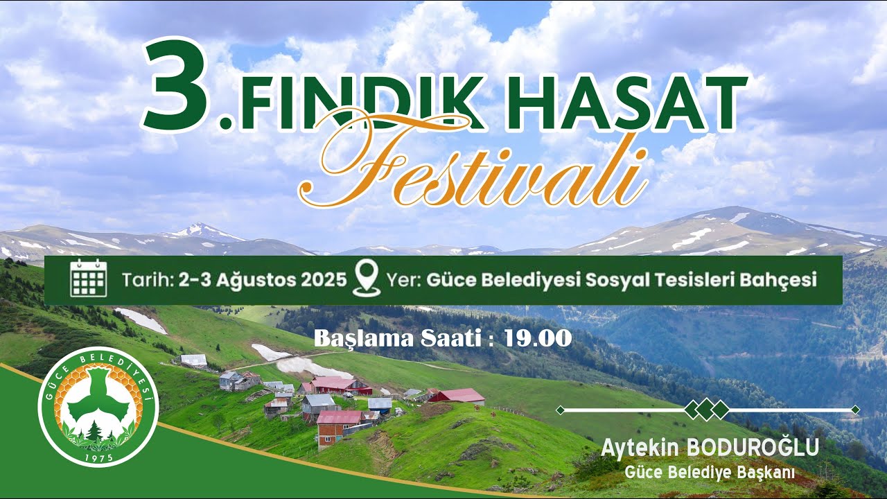 Giresun Güce 3.Fındık Hasat Festivali Bu Yılda Muhteşem Geçti.