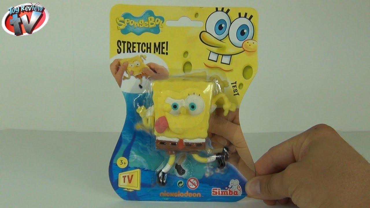 Stretch Me SpongeBob Stretchy Toy Review, Simba