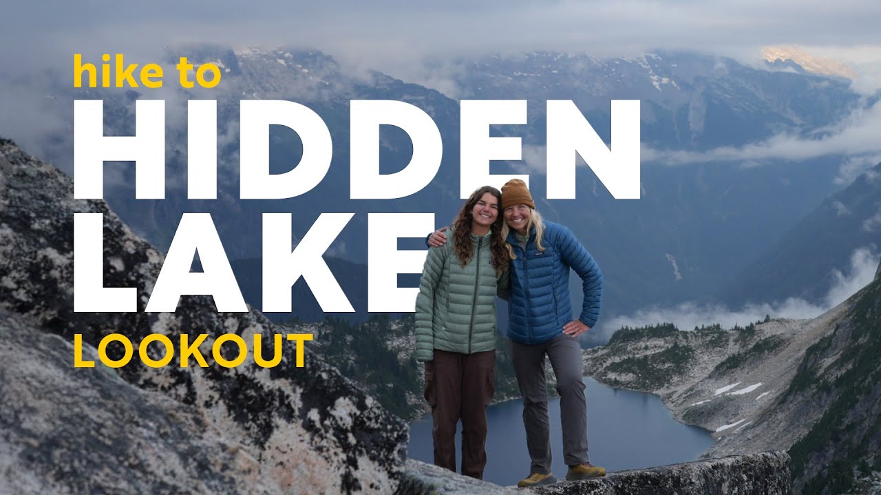 С рюкзаком на смотровую площадку Hidden Lake в штате Вашингтон