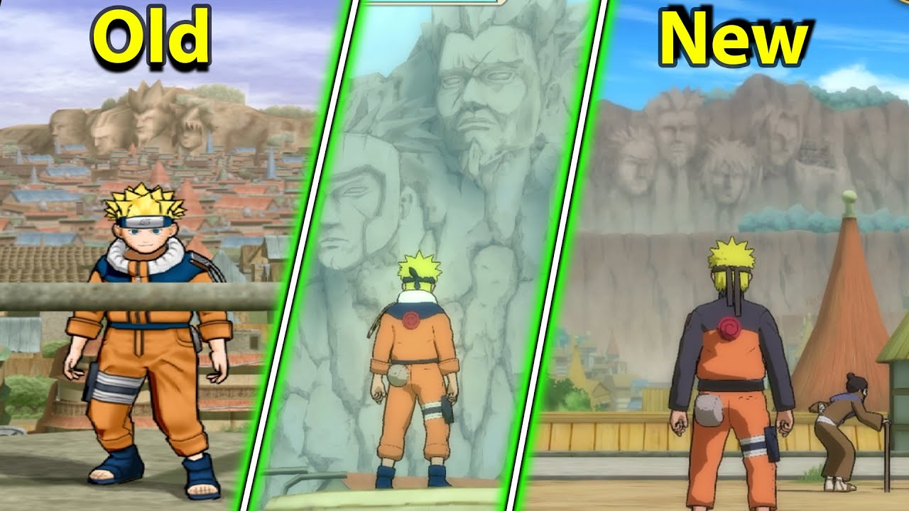 Evolution Of The Hidden Leaf Village in Naruto Games