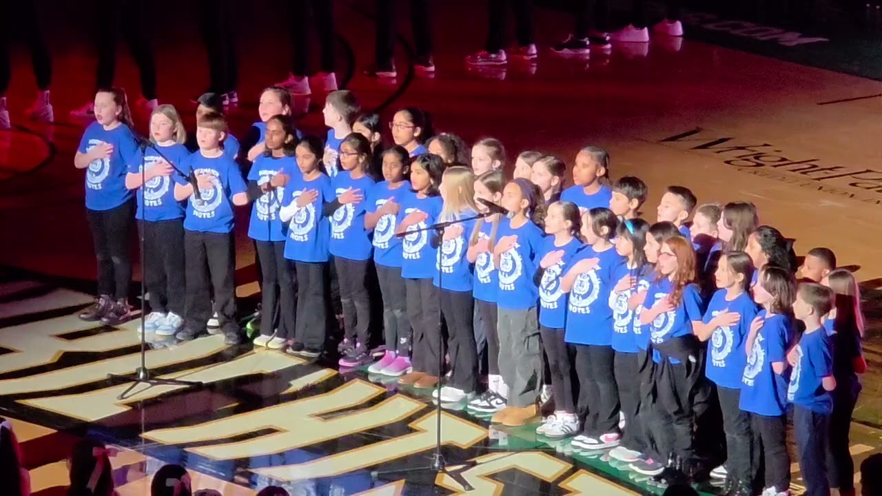 National Anthem @ WSU Men's Basketball Game