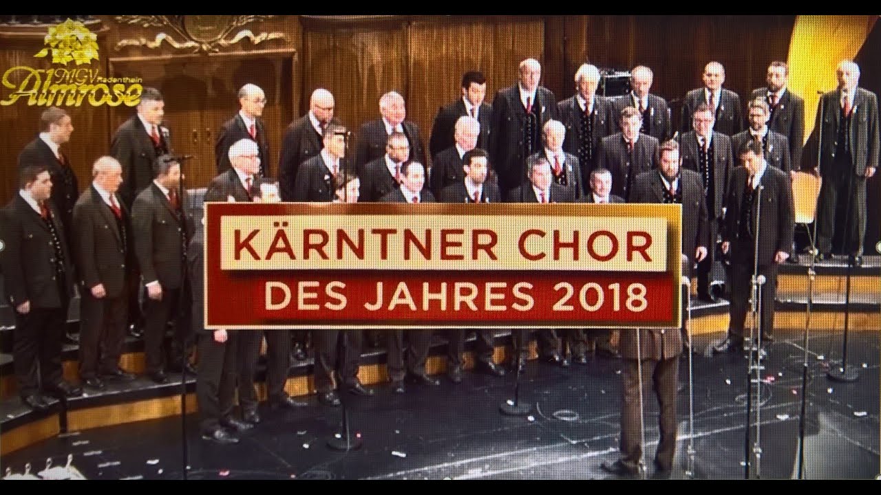 Soon ah will be done (live) - MGV Almrose Radenthein - Kärntner Chor des Jahres 2018