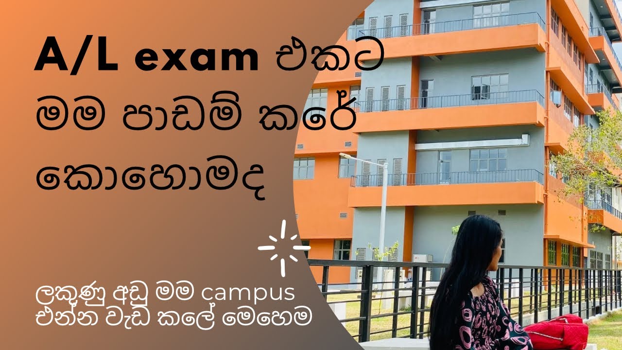 A/L exam එකට මම පාඩම් කරේ මෙහෙමයි | ලකුණු අඩු මම 1st Shy එකෙන්ම campus එන්න පාඩම් කරන්න මොනාද කරේ 📚🤔