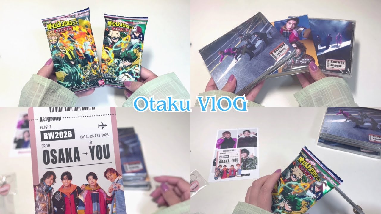 ヒロアカウエハース開封と思い出語り(供養) / Otaku VLOG