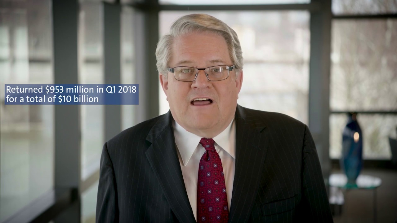 May 2018: Tony Tripeny, Chief Financial Officer, recaps Q1 2018 performance