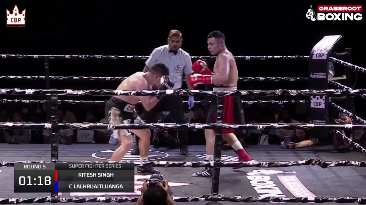 Ritesh Singh Bisht Full Boxing Fight Round 5 / WBC Indian Title Holder / Title Boxing Fight Series 😱