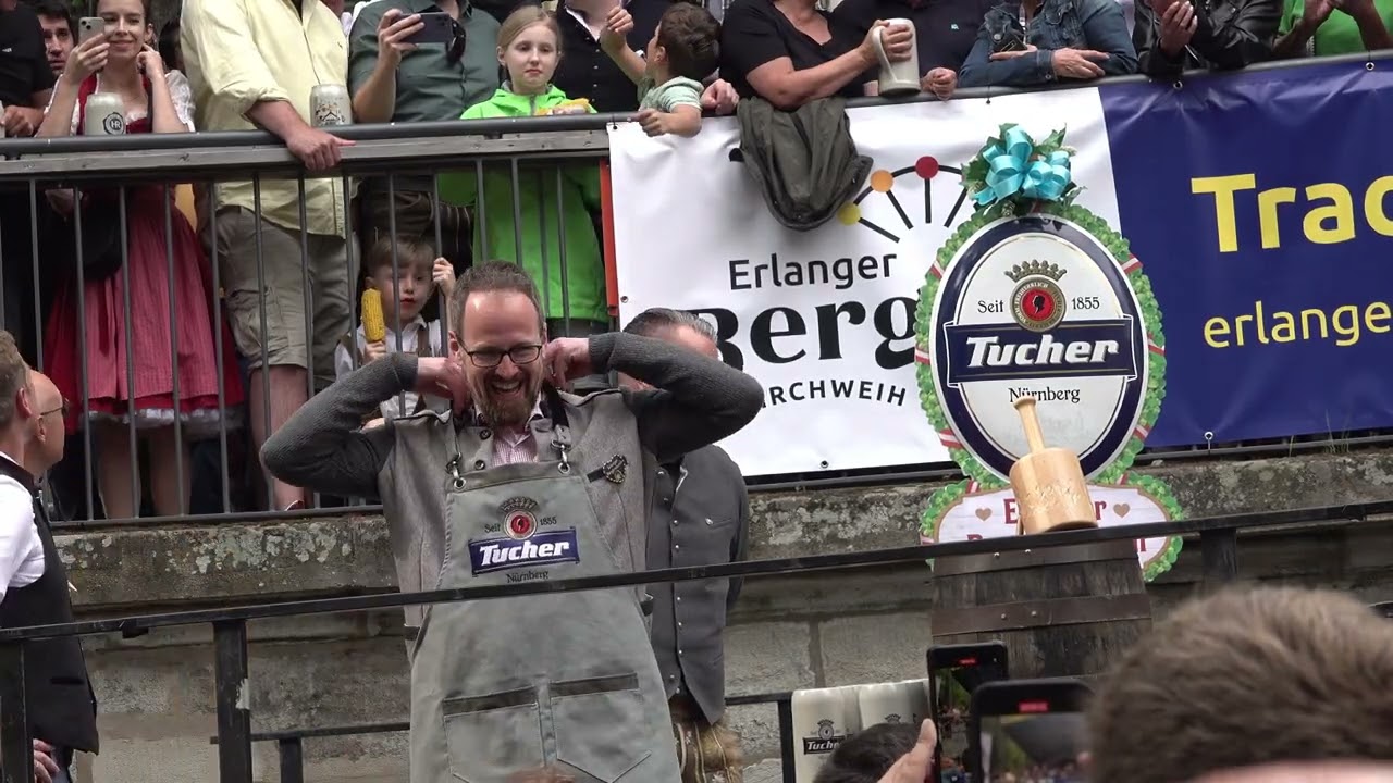 Erlanger Bergkirchweih Bieranstich 2024