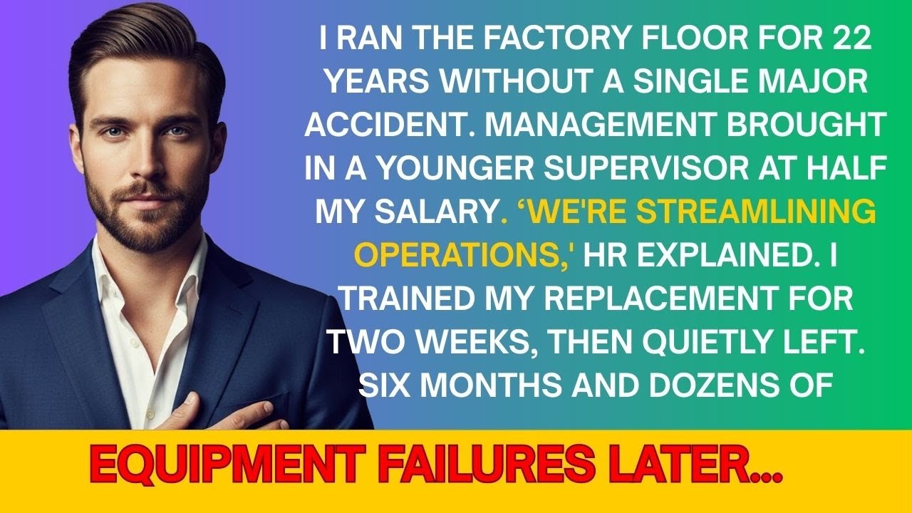 Boss Replaced Me With A Cheaper Supervisor After 22 Years; Six Months Of Equipment Failures Later...