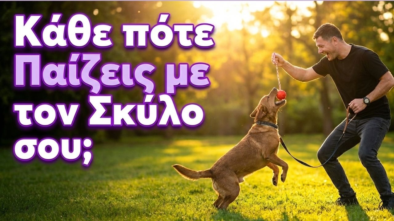 Παιχνίδι με τον Σκύλο: Το Καλύτερο Εργαλείο Εκπαίδευσης