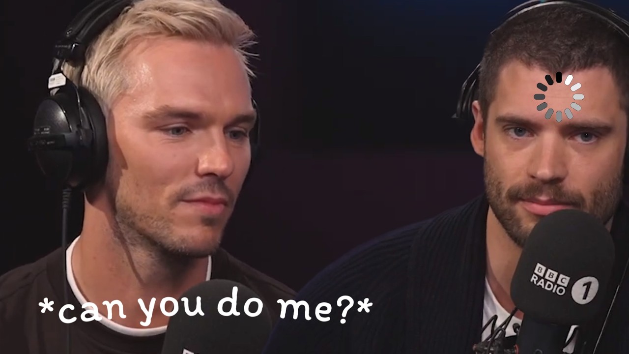 David Corenswet and Nicholas Hoult having sexual tension for 10 minutes