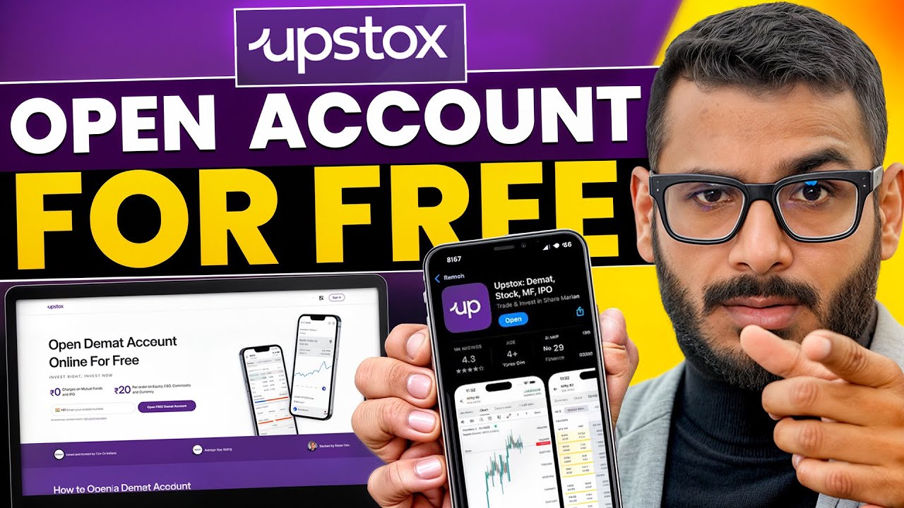 Upstox | Upstox Account Opening 2025 |How To Open Demat Account