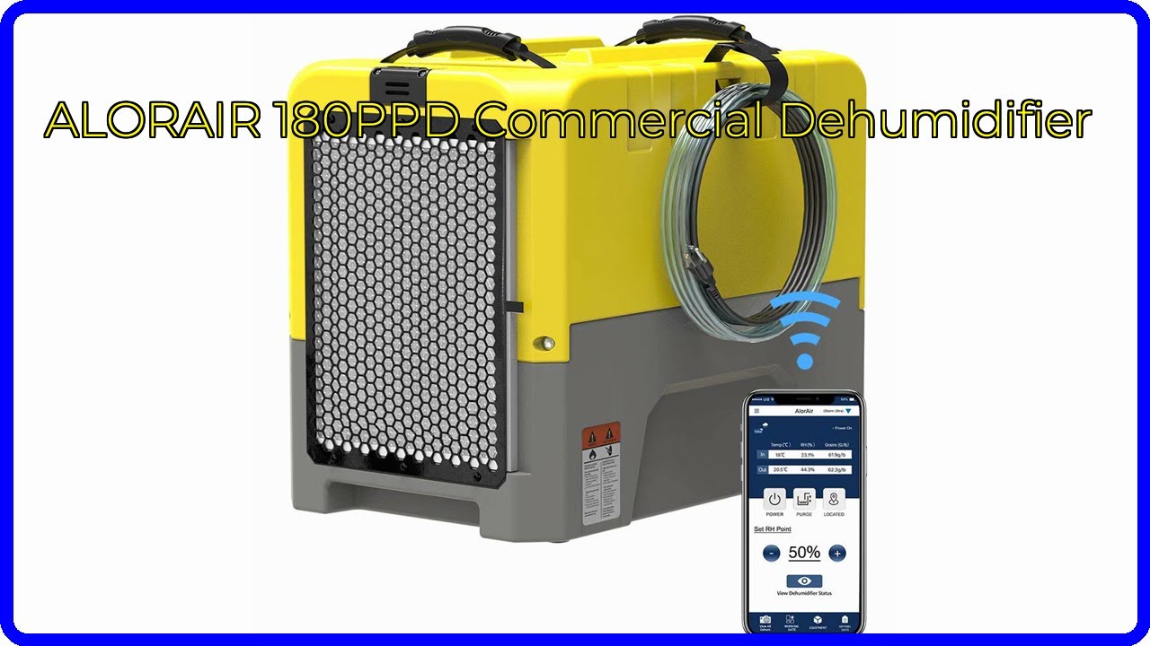 REVIEW (2026): ALORAIR 180PPD Commercial Dehumidifier. First Look.