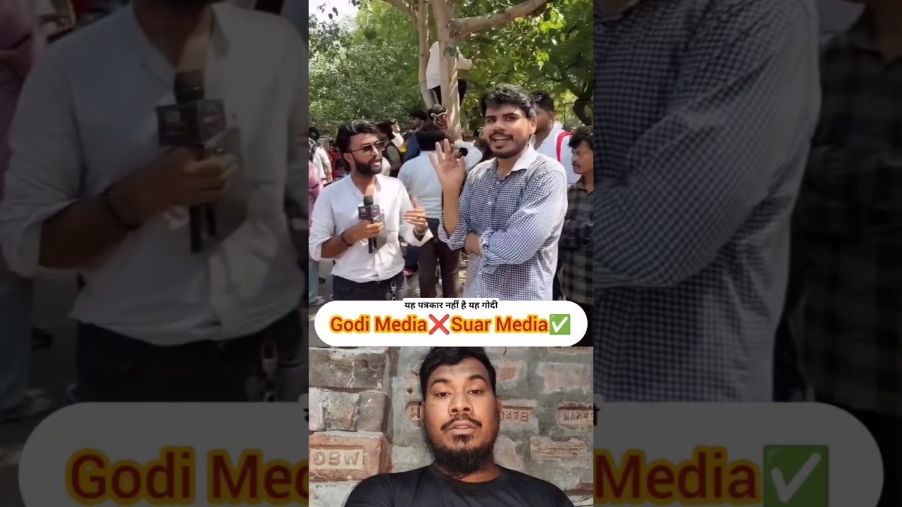 Gen Z protest me Godi media hua Epic level beizzat 🤣 #reaction