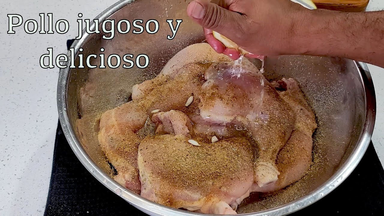 Como marinar el pollo para que quede suave, jugoso y delicioso