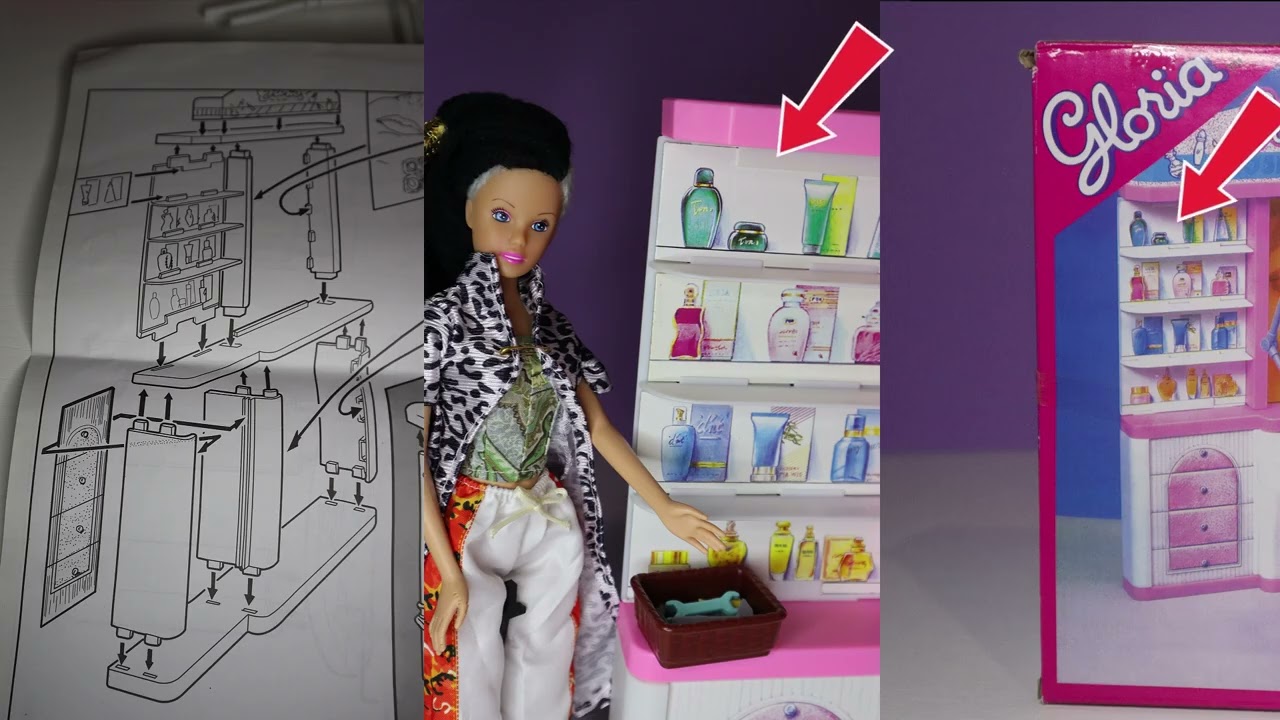 Gloria Cosmetic Center Play Set Assembling Unbox and Review