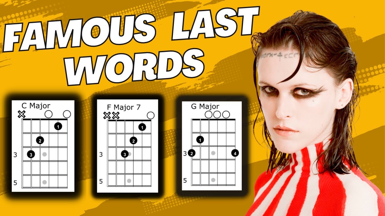 Famous Last Words Ethel Cain Chords Guitar Tutorial #ethelcain