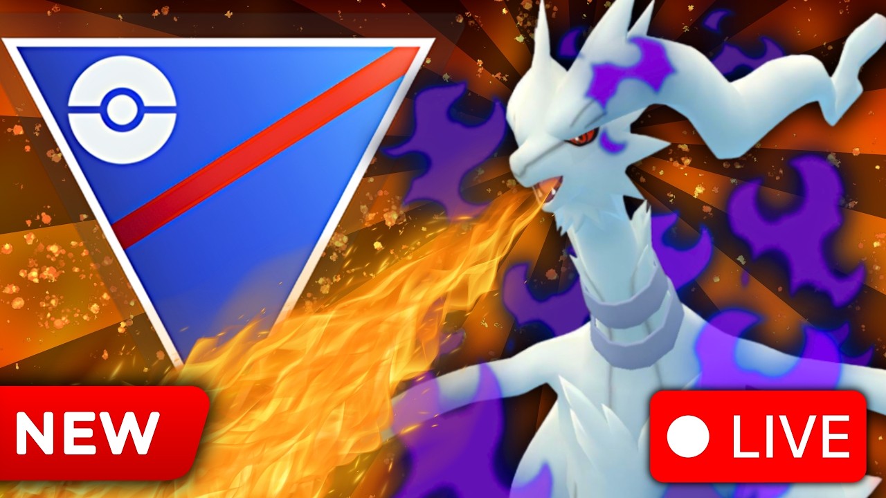 DESPERATELY TRYING TO MAKE *NEW* SHADOW RESHIRAM WORK IN THE GREAT LEAGUE LIVE!
