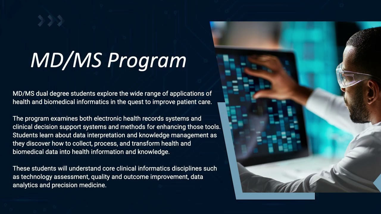 About Our MD/MS Dual Degree Program