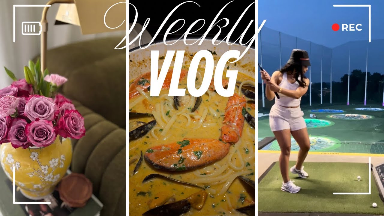 Weekly Vlog | Cook with me: Seafood Pasta, Shopping, Dilly Dallying