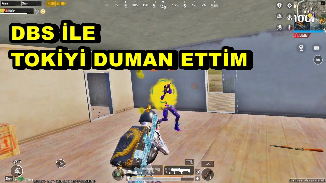 DBS İLE TOKİYİ DUMAN ETTİM ! BATUR GAME SOLO SQUAD PUBG MOBİLE