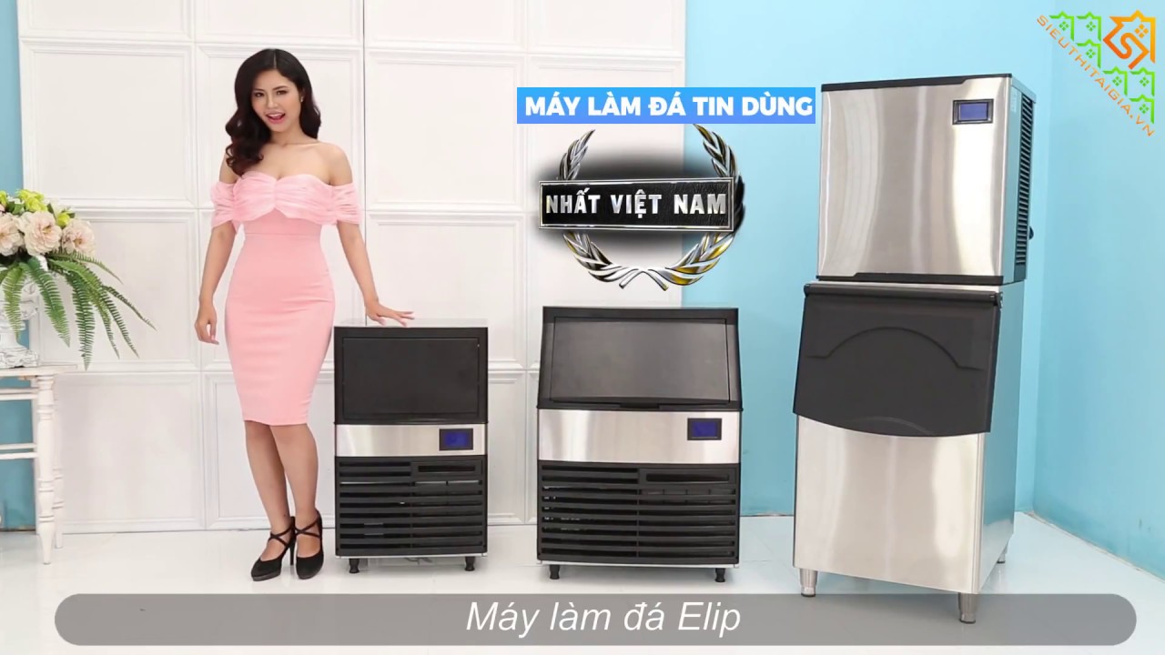 Máy Làm Đá Viên Tinh Khiết Elip - Máy làm đá công nghiệp - Mini