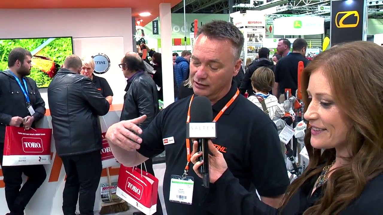 Steven Greenup from STIHL discusses the company's product range at SALTEX 2018