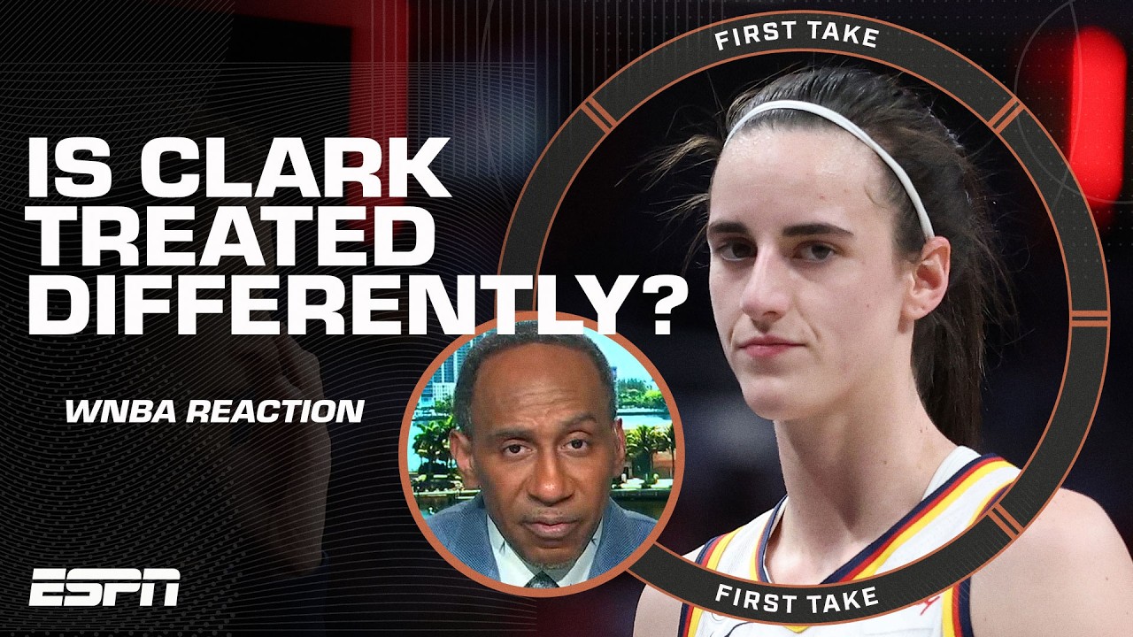 Стивен Эй. о &laquo;грязных приемах&raquo; против звезды Indiana Fever Кейтлин Кларк | First Take