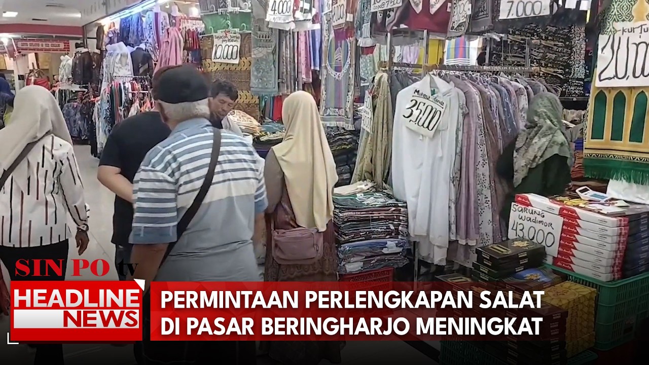 Berkah Ramadan, Permintaan Perlengkapan Salat Di Pasar Beringharjo Meningkat Tajam