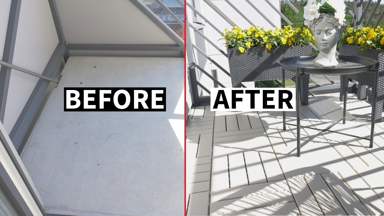 How to install IKEA Runnen Deck Tiles DIY