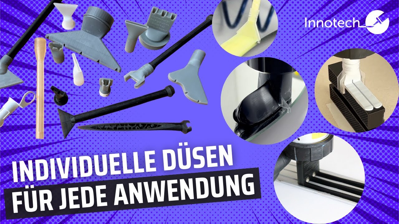 Unendliche Anwendungsm&ouml;glichkeiten mit 3D gedruckten D&uuml;sen! #3dprinting #bonding #3ddruck #kleben