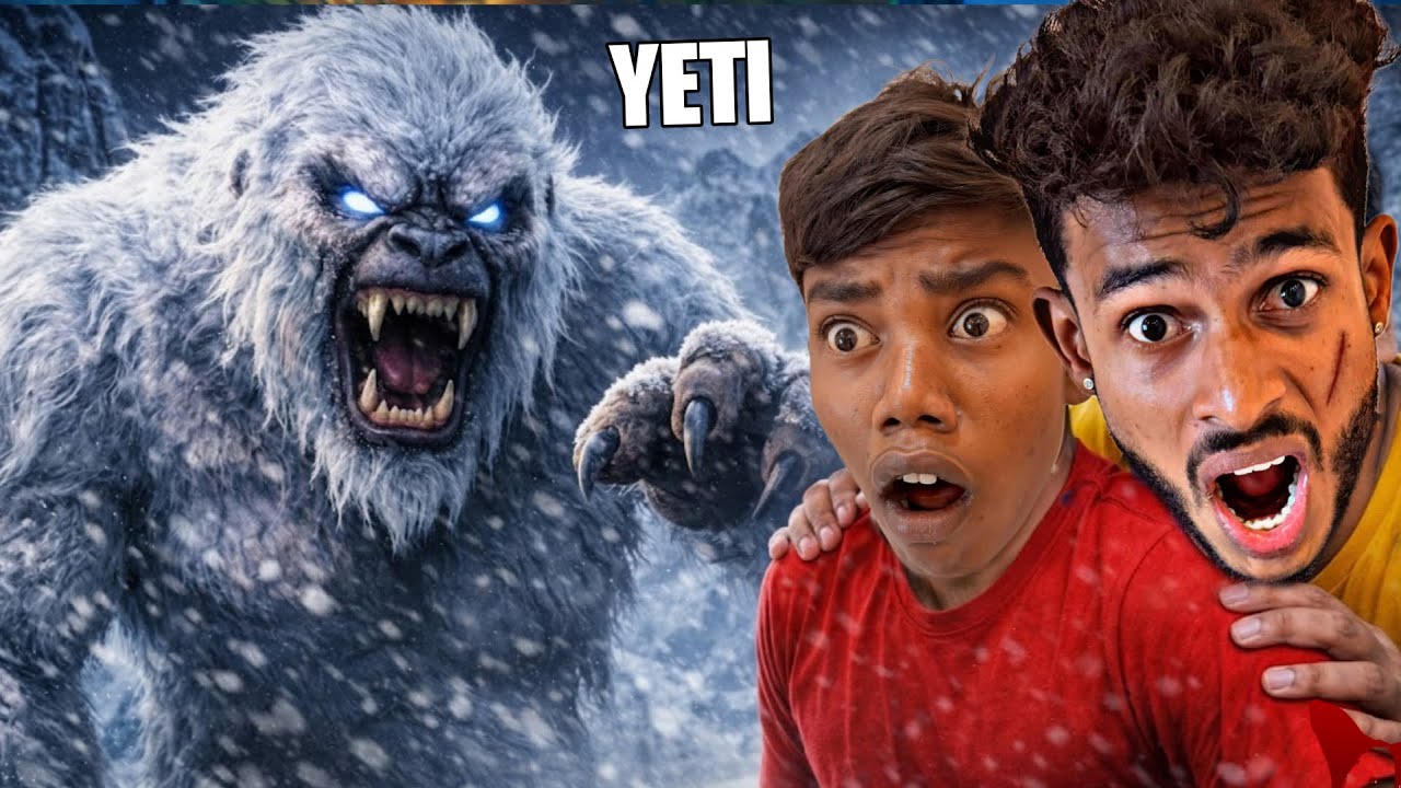 YETI MONSTER ATTACK ON CHOTU | WHITE YETI MONSTER ATTACK ON ME #factfireking 