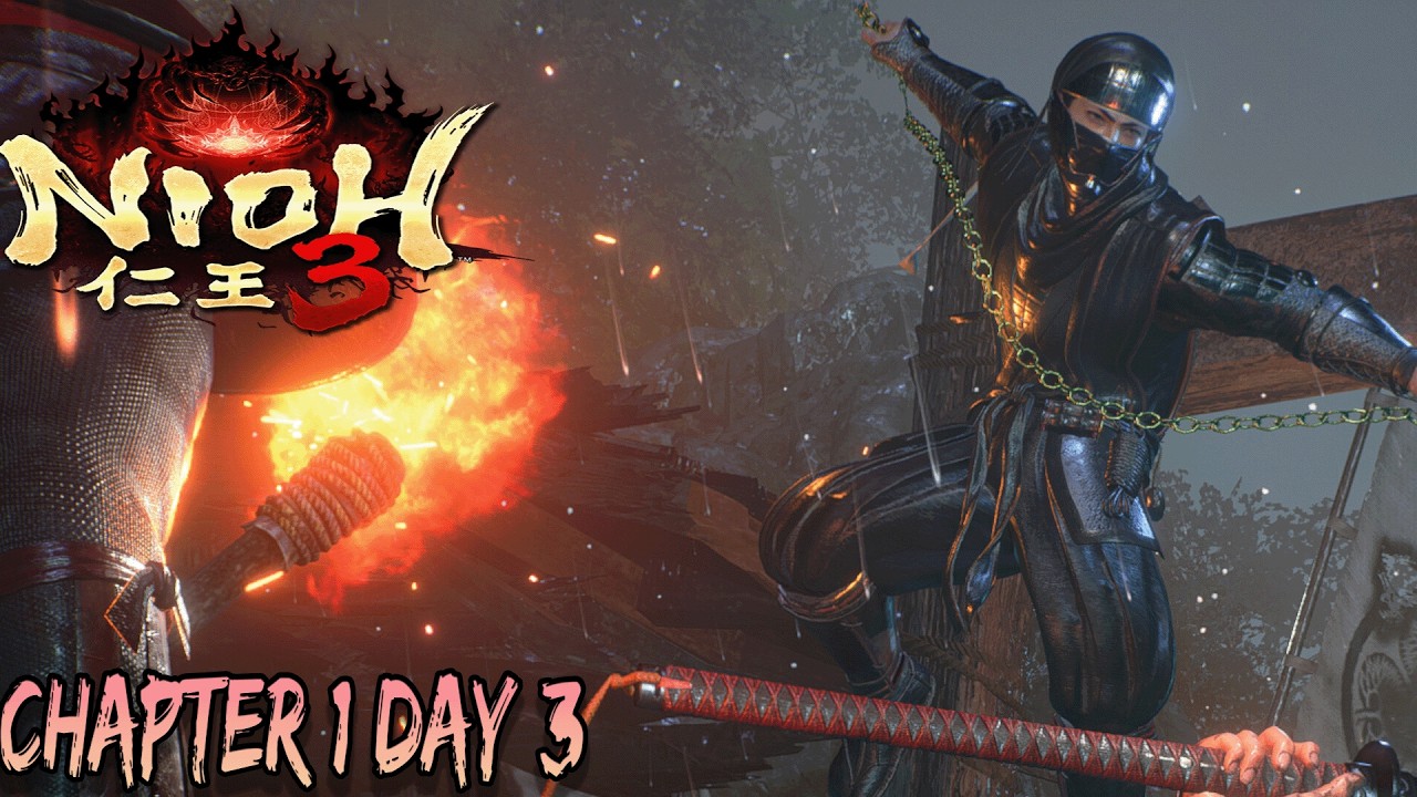 Nioh 3 Chapter 1 Day 3 Livestream
