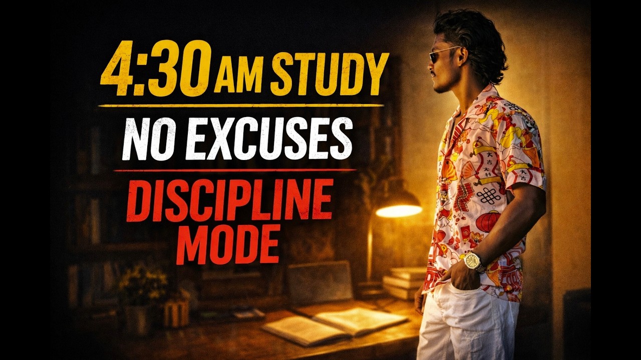 Rise & Study 🚀 | 2 Hours of Pure Focus (4:30–6:30)