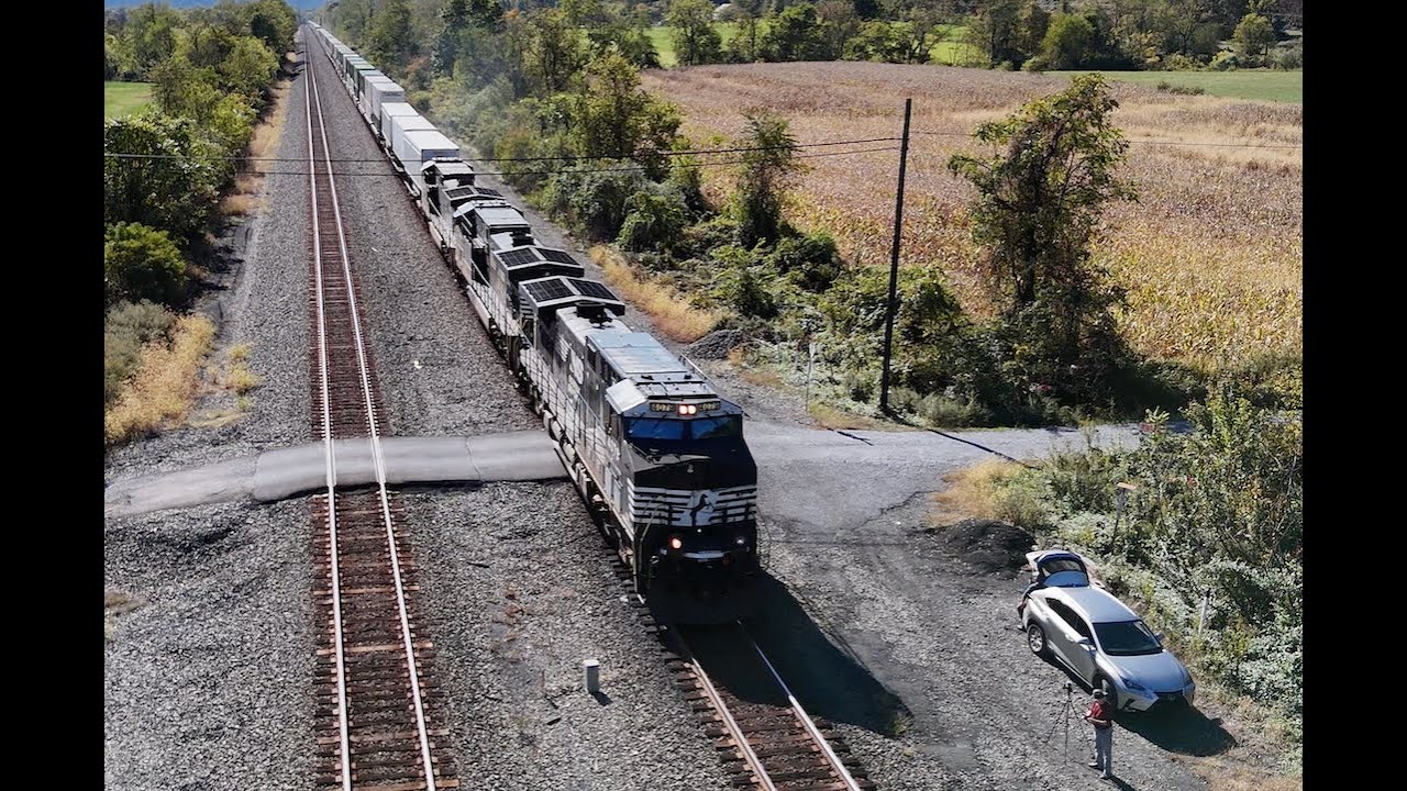 Mainline Action on the NS Pittsburgh Line - Following the Rivers