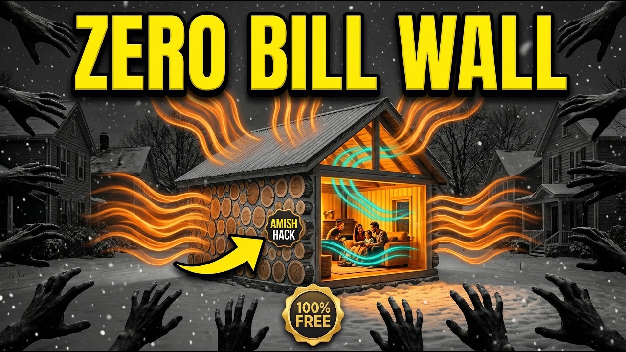 How the Amish Build a Wall That Heats Any Home for Free &mdash; This Is the Exact System They Use