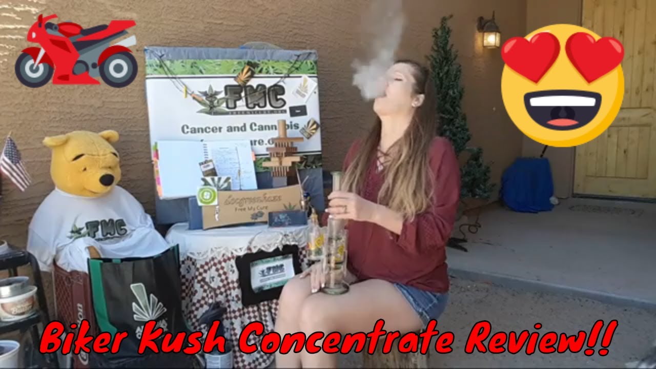 Biker Kush Concentrate Review From Arizona Organix!!